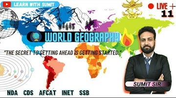 World Geography ||Ocean Currents and Earthquake || NDA CDS AFCAT Airforce INET || Learn with Sumit