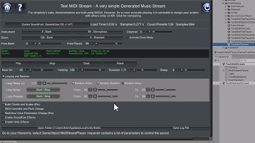 How to create music with algorithms in Unity