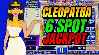 Cleopatra Keno 6 of 6 for Big Win