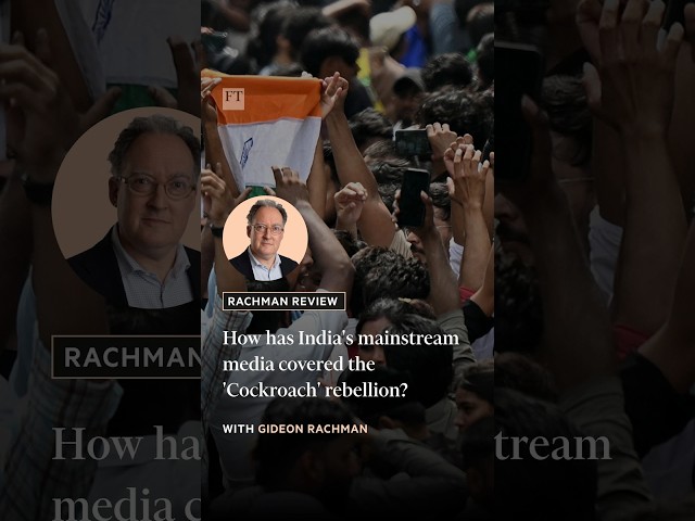 How has India’s mainstream media covered the ‘Cockroach’ rebellion? | FT #shorts