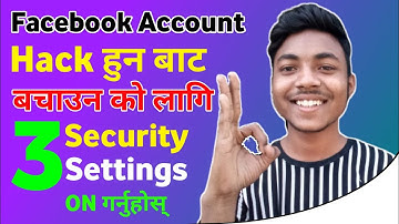 How To Protect Facebook Account From Hackers || 3 Most important Security Settings || FB Secure