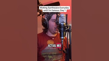 Making Synthwave Everyday until I’m Famous: Day 1 #synthwave #retrowave #indiedance