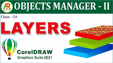 Working With Layers in Coreldraw 2021 |  Objects in coreldraw part-2 | Class-24 | Al Rafay Computers