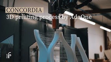 Concordia I 3D printing process by AdaOne
