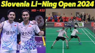 Hidayat/Rambitan (INA) vs Buijk/Stoffelen (NED) | R32 | Slovenia Open 2024 Badminton