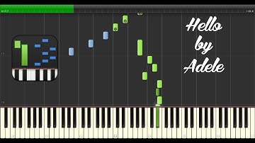 Hello - Adele [Piano Tutorial] (Synthesia)