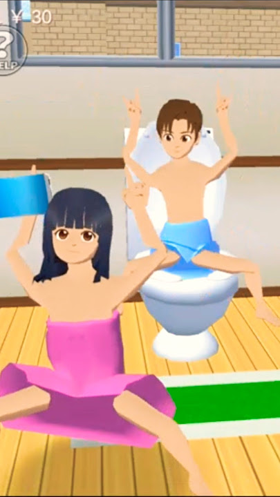🤣Mio & Yuta Goyang Bilik Air 😂 #sakuraschoolsimulator #funny #trending #viral #sakura #games #short
