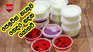 ජෙලටින් නැතුව යෝගට් ගෙදර හදමු - Yogurt Recipe Sinhala | Jelly Yogurt Recipe Sinhala | LK Kitchen