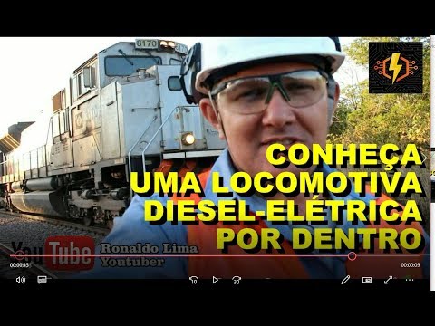 Vídeo: Como funcionam as locomotivas a diesel?