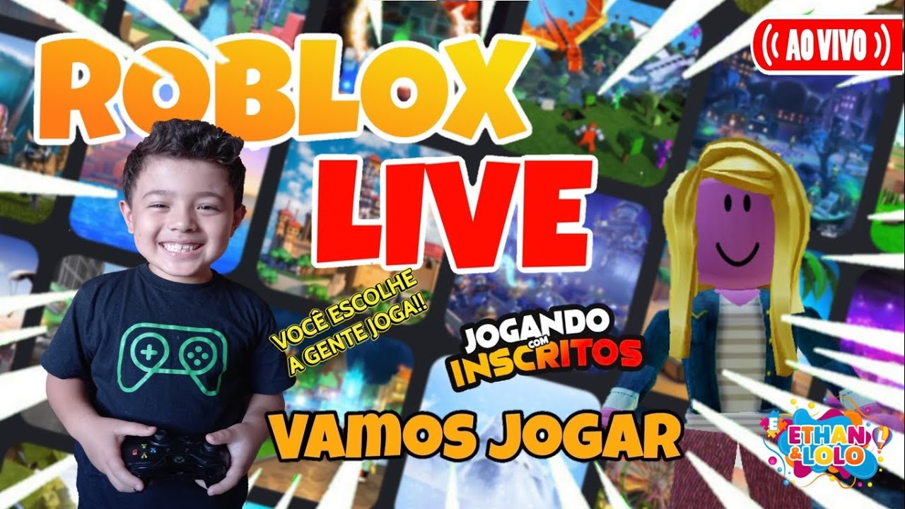 LIVE - 🤩 JOGANDO ROBLOX COM INSCRITOS - AOVIVO 🤩 VEM PRA LIVE ♥ #2 