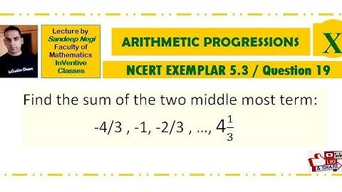 28|CBSE Class 10| Mathematics|Arithmetic Progressions|NCERT EXEMPLAR|Chapter 5| Exercise 5.3 Ques.19