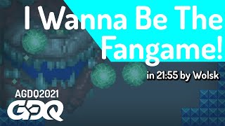 I Wanna Be The Fangame! by Wolsk in 21:55 - Awesome Games Done Quick 2021 Online