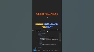 🔥 Smooth Underline Hover Animation with HTML & CSS 🎨 #cssanimation #cssanimations #csseffect #css