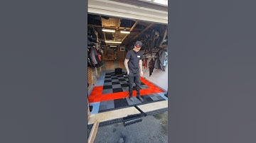 Modular Garage Floor Tiles UK | Garage Flooring Options | Detailing Studio Floor | #diy #garagegoals