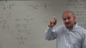 How to solve a proportion with a variable in the denominator