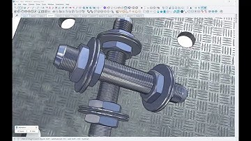 How to Make a 3D Bolt and Nut with Washers in SketchUp (Full Tutorial) - No plugin required.
