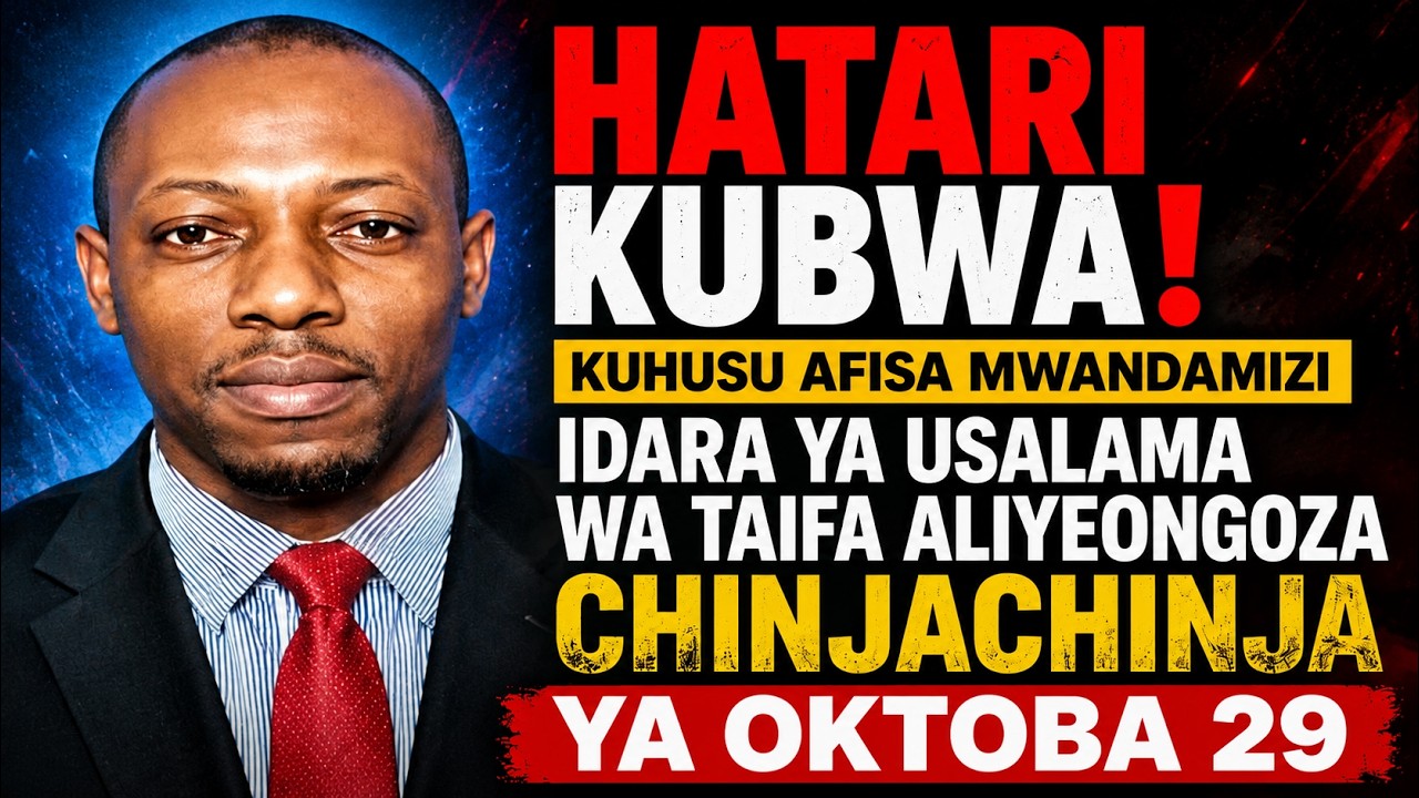 HATARI SANA! Taarifa NZITO Kuhusu Mkurugenzi wa Operesheni Idara ya Usalama wa Taifa