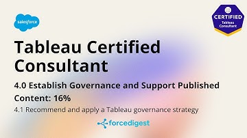 Tableau Certified Consultant - Certification Exam Full Course Vol. 4.1
