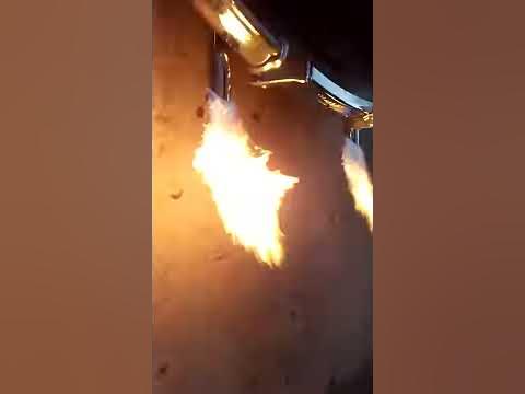Propane Injected Exhaust Flame Thrower Part 3 - YouTube
