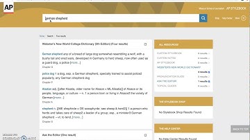 AP Stylebook Online Tutorial