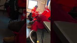 Floor collapse accident