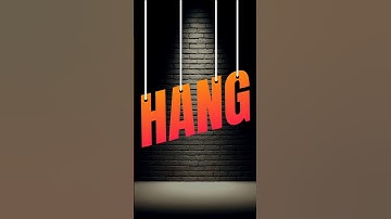 Canva Text Effect Tutorial: Create Stunning Hanging Text! #canva