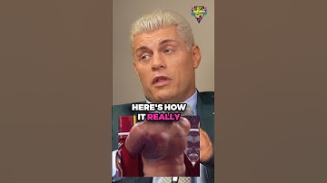 How Cody Rhodes REALLY Tore His Pec