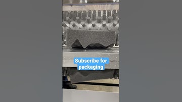 How do the make that convoluted foam?  #packaging