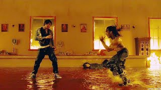 قتال # توني جا # ضد " مقاتل كابويرا " في فيلم ( protector 1 )