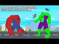 SPIDER HULK vs SPIDER BLUE HULK -All Superheroes Transformations-P3 [HD] Roblox Super Hero Animation