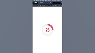 Circular progress bar with CSS