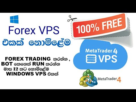 Forex කරන්න Free VPS  එකක්  ගමුද ? /FREE VPS SETUP FOR MT4/MT5