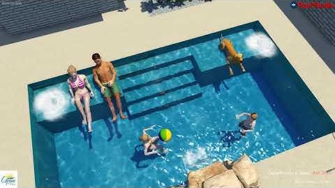 Copano Pools - Biderman - Pool Rendering