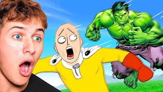 BECKBROS React To HULK Vs ONE PUNCH MAN!