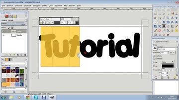 XGimp- Tutorial scritta con i brillantini