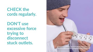 Be Safe With Extension Cords