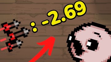 What happens when your tear rate goes NEGATIVE in the Binding of Isaac Repentance