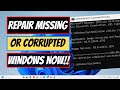 How to repair missing or corrupted system files in windows 1110  easy tutorial