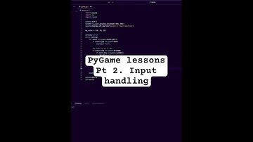 PyGame Lesson 2: Master Input Handling! Game development with Python and Zama Coding