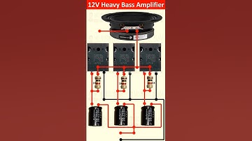 2SC5200 Powerful Bass Amplifier || 12V Heavy Bass Amplifier || How to Make Amplifier with Transistor