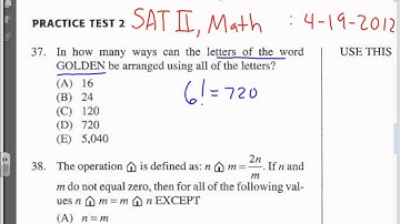 ACT Math:  linear permutation