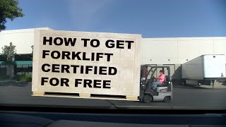 How To Get Forklift Certified For Free.   (No this is not a Eggman Gets Forklift Certified video)