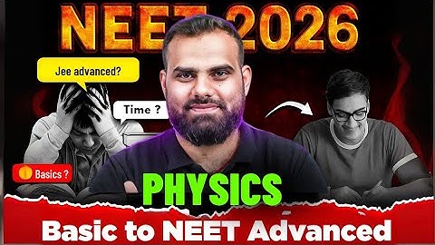 NEET 2026 Physics ⚠️ 0 to 170+ Masterplan 🔥 MR Sir 8 Months Strategy ‼️ #neet2026 #mrsir physics 