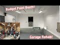 Inexpensive DIY Paint Booth: Budget Buildz Garage Rehab