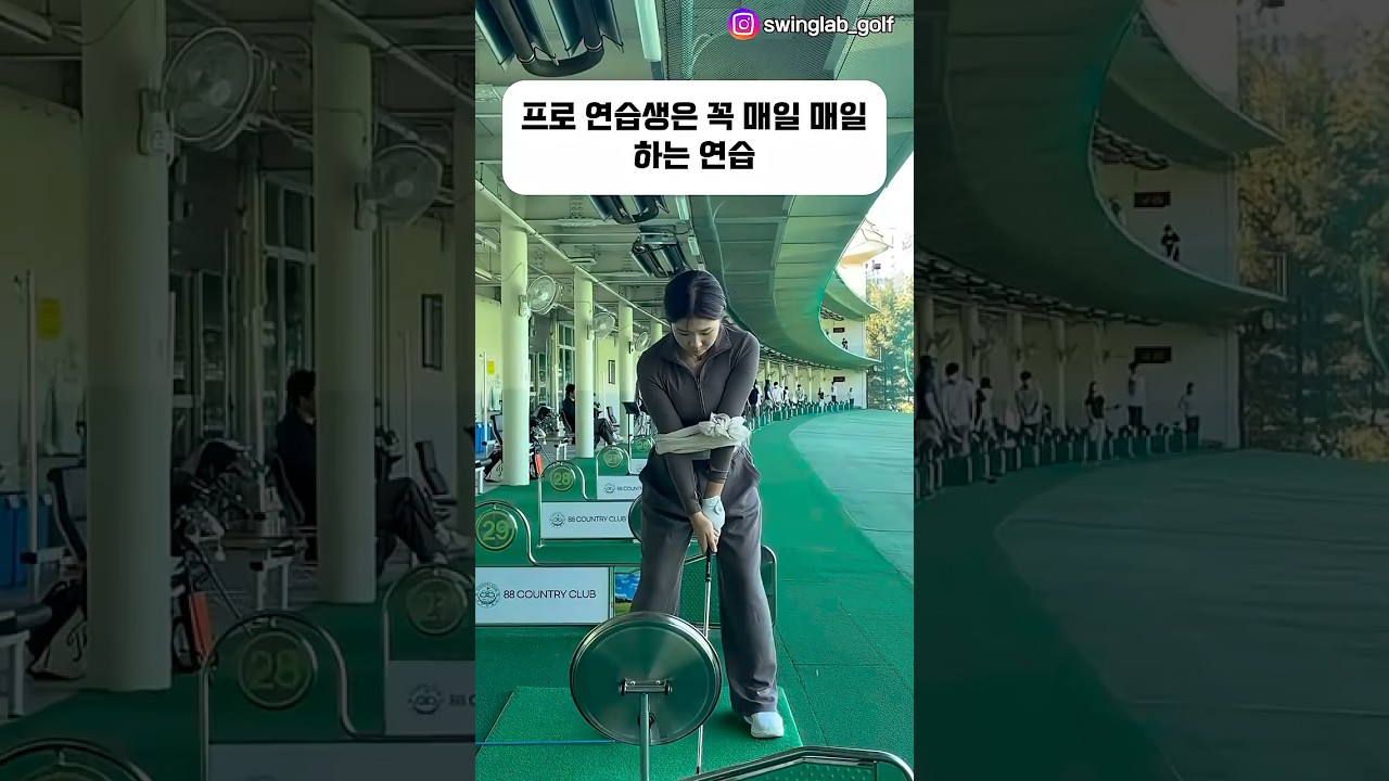 프로 연습생들은 꼭 매일매일 하는 연습 #스윙랩아카데미 #골프 #golf #ゴルフ