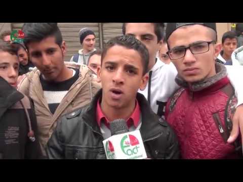 طلبة توجيهي يعتصمون احتجاجا على المرة الواحدة  الحقيقة الدولية