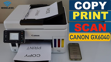 Canon Maxify GX6040 Copy, Print & Scan Multiple Documents With ADF.