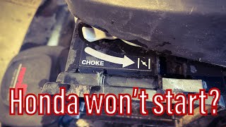 Honda Choke Not Working? What to Check