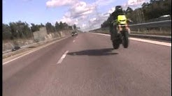 500Bhp Suzuki Hayabusa Turbo Motorcycle Fast Ghostrider Goes Wild 248Mph / 400 km/h HD