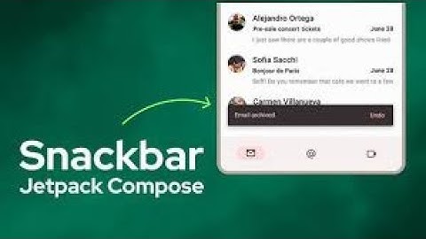 How to use Snackbar using Jetpack Compose Material 3 Android Kotlin